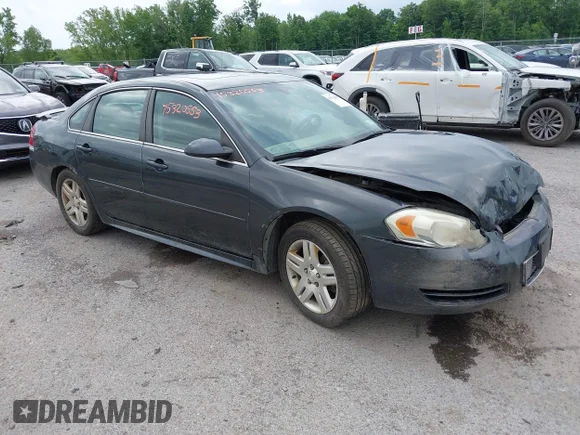 ✅ 2014 Chevrolet Impala LT • VIN: 2G1WB5E35E1147892 • Lot: 45320553. Listed on IAAI with 208,434 mi. Free auction sales archive from the USA and detailed vehicle history report at DreamBid. Image 1.