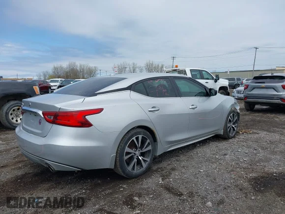 ✅ 2017 Nissan Maxima SV • VIN: 1N4AA6AP7HC432147 • Lot: 44888075. Listed on IAAI with 125,627 mi. Free auction sales archive from the USA and detailed vehicle history report at DreamBid. Image 4.