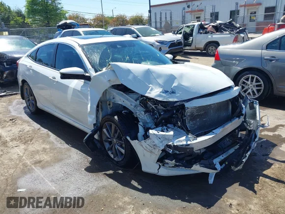 ✅ 2021 Honda Civic EX • VIN: 19XFC1F35ME007015 • Lot: 44806064. Wystawiony na IAAI z przebiegiem 72 954 mil. Bezpłatny archiwum sprzedaży aukcyjnych z USA i szczegółowy raport historii pojazdu na DreamBid. Zdjęcie 1.