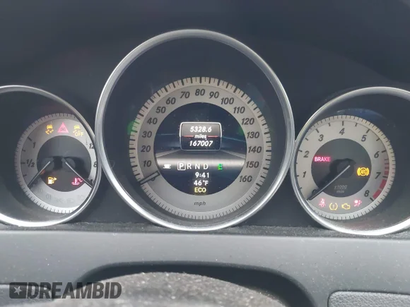 ✅ 2013 Mercedes-Benz C 300 Sport • VIN: WDDGF8AB9DR250176 • Lot: 44132762. Listed on IAAI with 167,007 mi. Free auction sales archive from the USA and detailed vehicle history report at DreamBid. Image 7.