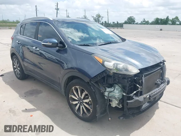 ✅ 2017 Kia Sportage EX • VIN: KNDPN3ACXH7232957 • Lot: 44868663. Listed on IAAI with 66,959 mi. Free auction sales archive from the USA and detailed vehicle history report at DreamBid. Image 1.