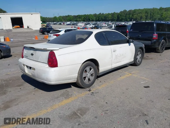 ✅ 2007 Chevrolet Monte Carlo LS • VIN: 2G1WJ15K179274050 • Lot: 44918463. Wystawiony na IAAI z przebiegiem 123 500 mil. Bezpłatny archiwum sprzedaży aukcyjnych z USA i szczegółowy raport historii pojazdu na DreamBid. Zdjęcie 4.