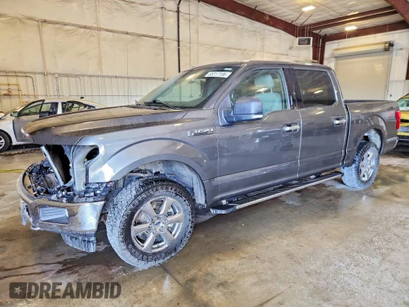 ✅ 2018 Ford F-150 XLT • VIN: 1FTEW1EG8JKE52042 • Lot: 55217196. Listed on Copart with 166,919 mi. Free auction sales archive from the USA and detailed vehicle history report at DreamBid. Image 1.