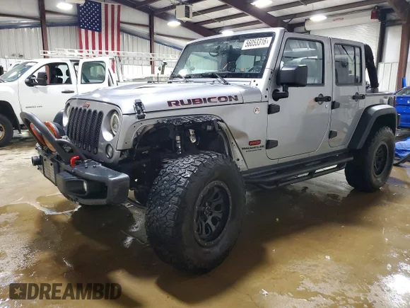 ✅ 2015 Jeep Wrangler Unlimited Rubicon • VIN: 1C4BJWFG8FL544427 • Lot: 56053316. Listed on Copart with 54,955 mi. Free auction sales archive from the USA and detailed vehicle history report at DreamBid. Image 1.