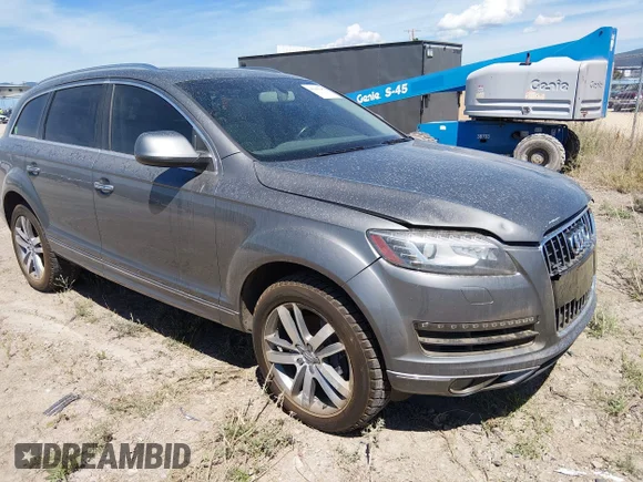✅ 2014 Audi Q7 Premium Plus • VIN: WA1LMAFE7ED018628 • Lot: 45469008. Wystawiony na IAAI z przebiegiem 143 641 mil. Bezpłatny archiwum sprzedaży aukcyjnych z USA i szczegółowy raport historii pojazdu na DreamBid. Zdjęcie 1.