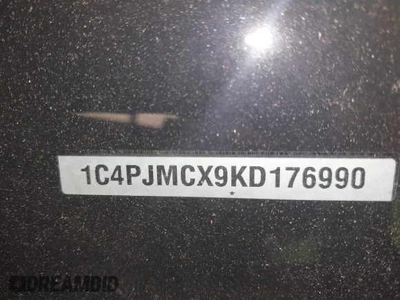 ✅ 2019 Jeep Cherokee Latitude • VIN: 1C4PJMCX9KD176990 • Lot: 45360733. Wystawiony na IAAI z przebiegiem 61 876 mil. Bezpłatny archiwum sprzedaży aukcyjnych z USA i szczegółowy raport historii pojazdu na DreamBid. Zdjęcie 9.