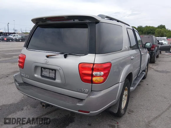 ✅ 2003 Toyota Sequoia SR5 • VIN: 5TDZT34A23S161700 • Lot: 45252876. Wystawiony na IAAI z przebiegiem 181 881 mil. Bezpłatny archiwum sprzedaży aukcyjnych z USA i szczegółowy raport historii pojazdu na DreamBid. Zdjęcie 4.