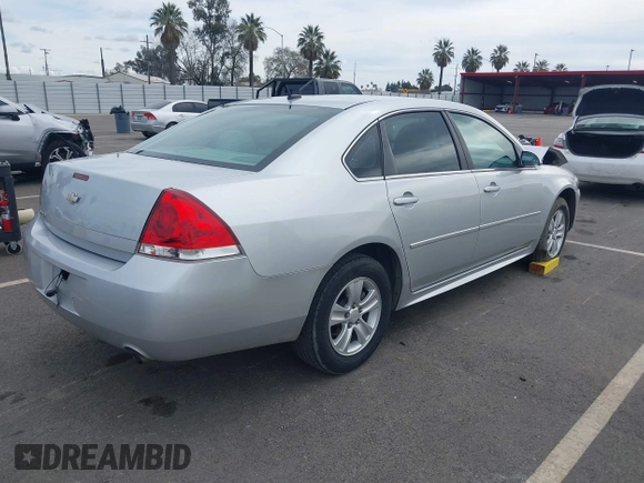 ✅ 2012 Chevrolet Impala LS Retail • VIN: 2G1WA5E3XC1224594 • Lot: 44433161. Wystawiony na IAAI z przebiegiem 53 711 mil. Bezpłatny archiwum sprzedaży aukcyjnych z USA i szczegółowy raport historii pojazdu na DreamBid. Zdjęcie 4.