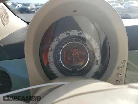 ✅ 2013 FIAT 500 Pop • VIN: 3C3CFFDR6DT754380 • Лот: 77193734. Опубліковано раніше на Copart з пробігом 67 862 миль. Безкоштовний доступ до архіву аукціонних продажів зі США та докладний звіт про історію автомобіля на DreamBid. Зображення 9.