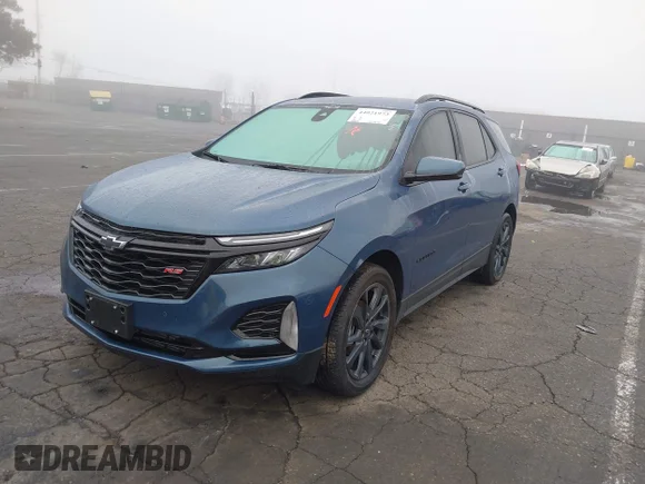 ✅ 2024 Chevrolet Equinox RS • VIN: 3GNAXMEG1RL335076 • Lot: 44021973. Wystawiony na IAAI z przebiegiem 10 722 mil. Bezpłatny archiwum sprzedaży aukcyjnych z USA i szczegółowy raport historii pojazdu na DreamBid. Zdjęcie 2.