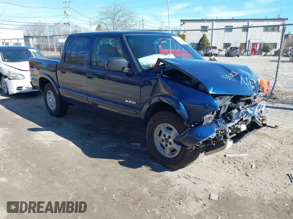 ✅ 2003 Chevrolet S-10 LS • VIN: 1GCDT13X73K155371 • Lot: 41682860. Listed on IAAI with Not provided. Free auction sales archive from the USA and detailed vehicle history report at DreamBid. Image 1.