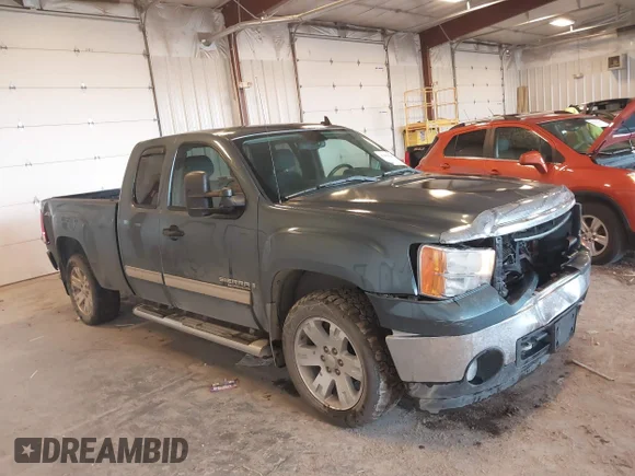 ✅ 2008 GMC Sierra 1500 SLE1 • VIN: 2GTEK19J081279838 • Lot: 43489242. Wystawiony na IAAI z przebiegiem 220 458 mil. Bezpłatny archiwum sprzedaży aukcyjnych z USA i szczegółowy raport historii pojazdu na DreamBid. Zdjęcie 1.