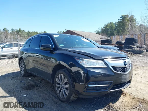 ✅ 2015 Acura MDX Technology • VIN: 5FRYD4H46FB001930 • Lot: 44811072. Listed on IAAI with 291,358 mi. Free auction sales archive from the USA and detailed vehicle history report at DreamBid. Image 1.