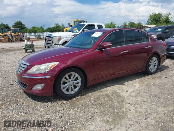 ✅ 2012 Hyundai Genesis 3.8L • VIN: KMHGC4DD1CU177191 • Lot: 42538435. Listed on IAAI with 214,428 mi. Free auction sales archive from the USA and detailed vehicle history report at DreamBid. Image 2.