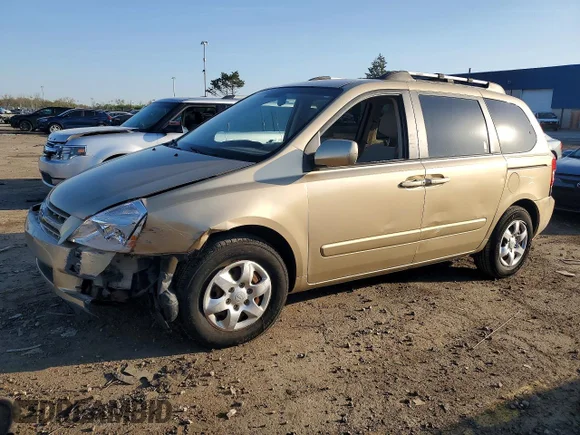 ✅ 2008 Kia Sedona • VIN: KNDMB133486254035 • Лот: 48291896. Опубликован ранее на Copart с пробегом 56 675 миль. Бесплатный доступ к архиву аукционных продаж из США и подробный отчёт об истории автомобиля на DreamBid. Изображение 1.
