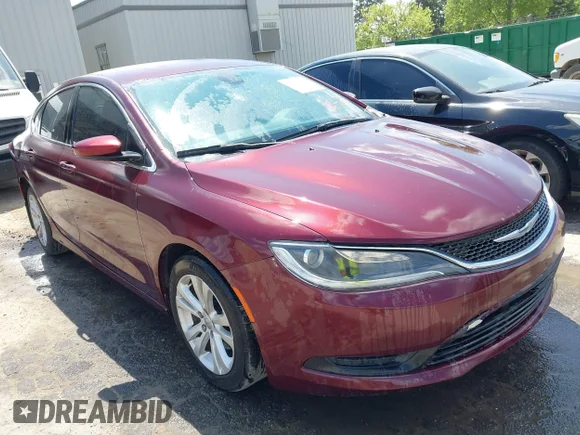 ✅ 2016 Chrysler 200 Touring • VIN: 1C3CCCFB0GN186154 • Lot: 44781438. Listed on IAAI with 123,572 mi. Free auction sales archive from the USA and detailed vehicle history report at DreamBid. Image 1.