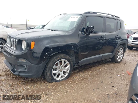 ✅ 2018 Jeep Renegade Latitude • VIN: ZACCJABB8JPJ06946 • Lot: 41380546. Wystawiony na IAAI z przebiegiem 83 471 mil. Bezpłatny archiwum sprzedaży aukcyjnych z USA i szczegółowy raport historii pojazdu na DreamBid. Zdjęcie 2.