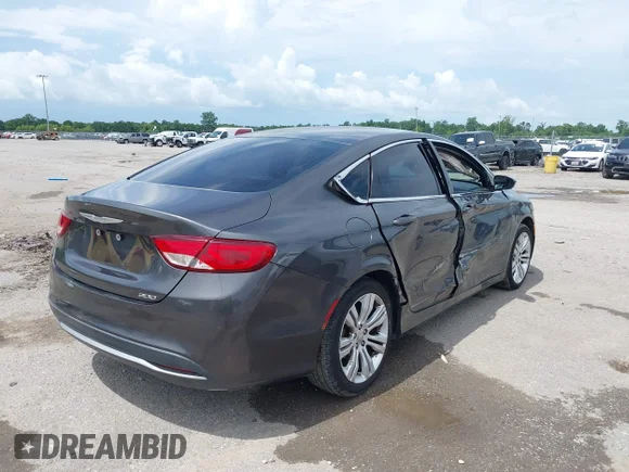 ✅ 2015 Chrysler 200 Limited • VIN: 1C3CCCAB5FN726555 • Lot: 45246248. Wystawiony na IAAI z przebiegiem 183 371 mil. Bezpłatny archiwum sprzedaży aukcyjnych z USA i szczegółowy raport historii pojazdu na DreamBid. Zdjęcie 4.