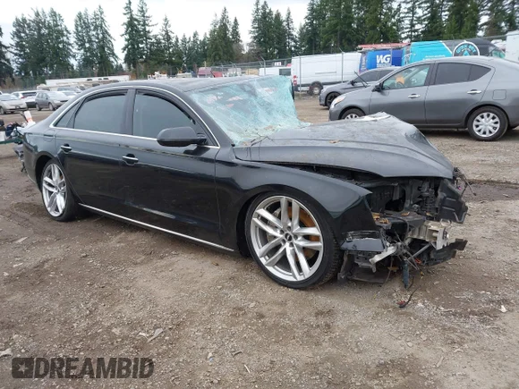 ✅ 2015 Audi A8 3.0T • VIN: WAU3GAFD1FN040931 • Лот: 43768291. Опубликован ранее на IAAI с пробегом Не указан. Бесплатный доступ к архиву аукционных продаж из США и подробный отчёт об истории автомобиля на DreamBid. Изображение 1.