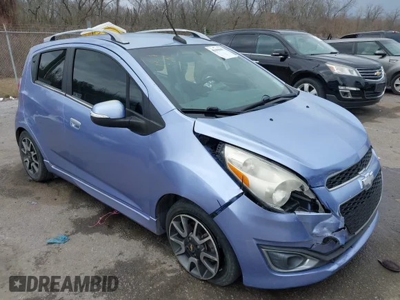 ✅ 2014 Chevrolet Spark LT • VIN: KL8CF6S97EC505655 • Lot: 41698601. Wystawiony na IAAI z przebiegiem 123 646 mil. Bezpłatny archiwum sprzedaży aukcyjnych z USA i szczegółowy raport historii pojazdu na DreamBid. Zdjęcie 1.