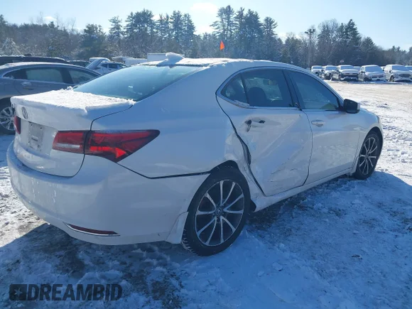✅ 2016 Acura TLX Technology • VIN: 19UUB2F53GA004205 • Lot: 44172127. Listed on IAAI with 106,654 mi. Free auction sales archive from the USA and detailed vehicle history report at DreamBid. Image 4.