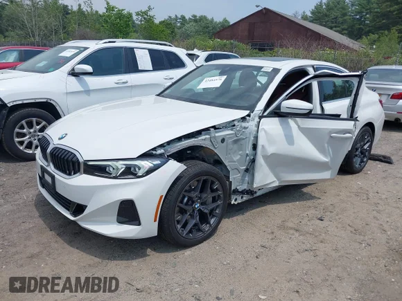 ✅ 2025 BMW 3 Series 330i xDrive • VIN: 3MW89CW06S8F29928 • Lot: 42484576. Wystawiony na IAAI z przebiegiem 2 260 mil. Bezpłatny archiwum sprzedaży aukcyjnych z USA i szczegółowy raport historii pojazdu na DreamBid. Zdjęcie 2.