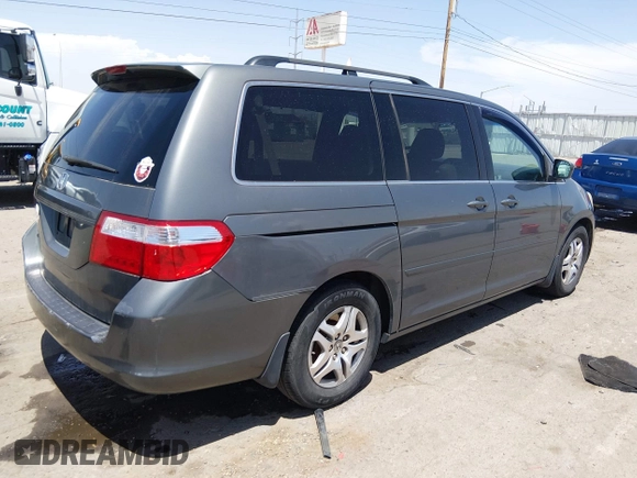 ✅ 2007 Honda Odyssey EX-L • VIN: 5FNRL38697B439170 • Лот: 45310088. Опубликован ранее на IAAI с пробегом 188 996 миль. Бесплатный доступ к архиву аукционных продаж из США и подробный отчёт об истории автомобиля на DreamBid. Изображение 4.