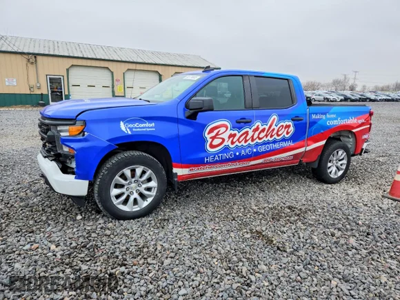 ✅ 2022 Chevrolet Silverado 1500 Custom • VIN: 1GCPDBEK6NZ522594 • Лот: 98179805. Опубликован ранее на Copart с пробегом 70 586 миль. Бесплатный доступ к архиву аукционных продаж из США и подробный отчёт об истории автомобиля на DreamBid. Изображение 1.