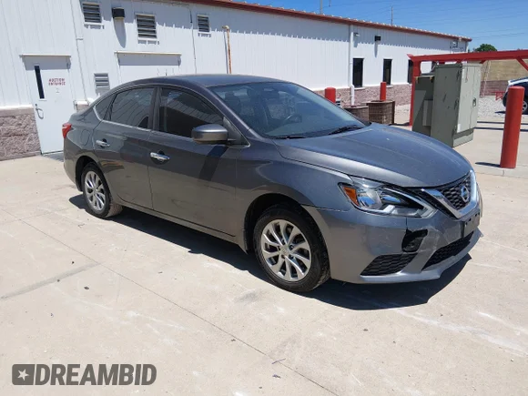 ✅ 2019 Nissan Sentra S • VIN: 3N1AB7AP9KY395617 • Лот: 45093717. Опубликован ранее на IAAI с пробегом 58 335 миль. Бесплатный доступ к архиву аукционных продаж из США и подробный отчёт об истории автомобиля на DreamBid. Изображение 1.