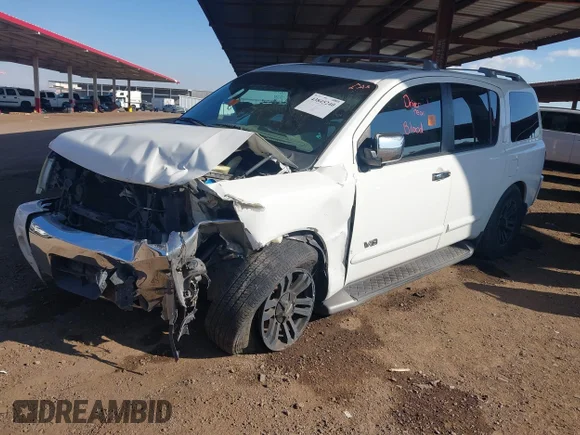 ✅ 2005 Nissan Armada SE • VIN: 5N1AA08A85N728282 • Lot: 43845240. Wystawiony na IAAI z przebiegiem Nie podano. Bezpłatny archiwum sprzedaży aukcyjnych z USA i szczegółowy raport historii pojazdu na DreamBid. Zdjęcie 2.