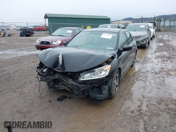 ✅ 2016 Honda Accord LX • VIN: 1HGCR2F32GA203686 • Lot: 44758965. Wystawiony na IAAI z przebiegiem 49 500 mil. Bezpłatny archiwum sprzedaży aukcyjnych z USA i szczegółowy raport historii pojazdu na DreamBid. Zdjęcie 2.