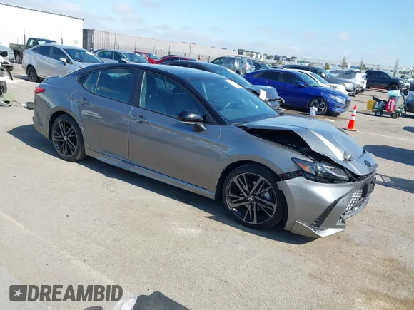 ✅ 2025 Toyota Camry SE • VIN: 4T1DAACK7SU540034 • Lot: 45054254. Listed on IAAI with 17,022 mi. Free auction sales archive from the USA and detailed vehicle history report at DreamBid. Image 1.