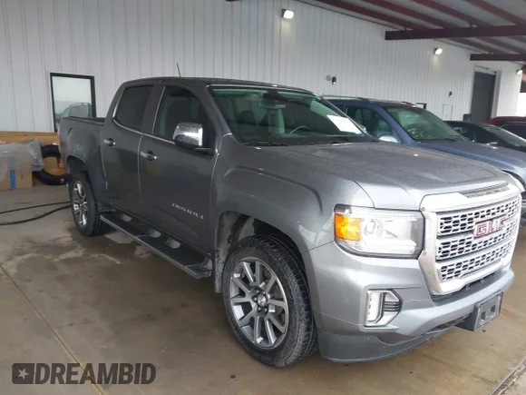✅ 2022 GMC Canyon 2WD Denali • VIN: 1GTG5EEN4N1114408 • Lot: 41908815. Wystawiony na IAAI z przebiegiem 34 730 mil. Bezpłatny archiwum sprzedaży aukcyjnych z USA i szczegółowy raport historii pojazdu na DreamBid. Zdjęcie 1.