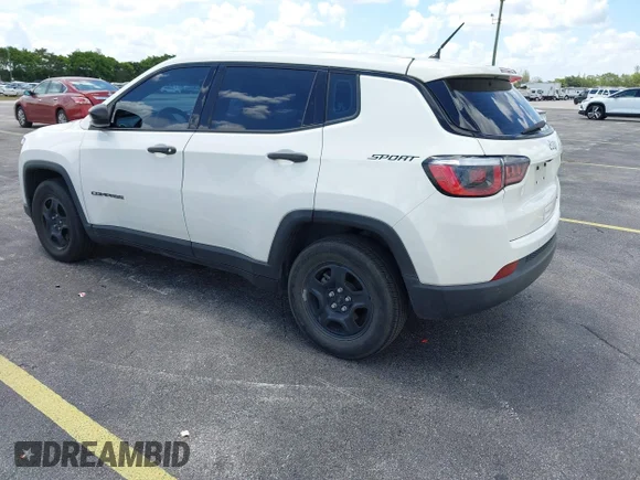 ✅ 2017 Jeep Compass Sport • VIN: 3C4NJCAB8HT661102 • Лот: 42508296. Опубліковано раніше на IAAI з пробігом 127 866 миль. Безкоштовний доступ до архіву аукціонних продажів зі США та докладний звіт про історію автомобіля на DreamBid. Зображення 3.