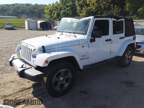 ✅ 2016 Jeep Wrangler Unlimited 75th Anniversary • VIN: 1C4BJWEG2GL104772 • Лот: 45284751. Опубліковано раніше на IAAI з пробігом 141 618 миль. Безкоштовний доступ до архіву аукціонних продажів зі США та докладний звіт про історію автомобіля на DreamBid. Зображення 2.