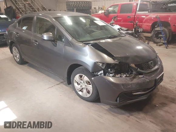 ✅ 2013 Honda Civic LX • VIN: 19XFB2E56DE025759 • Лот: 42388148. Опубликован ранее на IAAI с пробегом 102 829 миль. Бесплатный доступ к архиву аукционных продаж из США и подробный отчёт об истории автомобиля на DreamBid. Изображение 1.