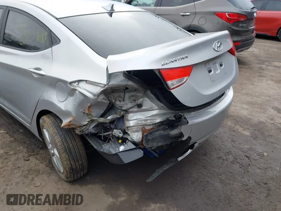 ✅ 2012 Hyundai Elantra GLS • VIN: KMHDH4AE4CU394655 • Lot: 44494000. Listed on IAAI with Not provided. Free auction sales archive from the USA and detailed vehicle history report at DreamBid. Image 6.