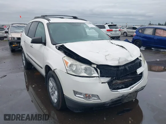 ✅ 2011 Chevrolet Traverse LS • VIN: 1GNKRFED0BJ409276 • Лот: 44470730. Опубликован ранее на IAAI с пробегом 130 582 миль. Бесплатный доступ к архиву аукционных продаж из США и подробный отчёт об истории автомобиля на DreamBid. Изображение 1.