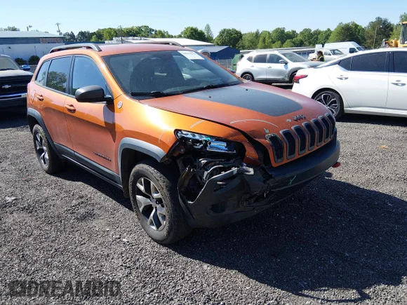 ✅ 2015 Jeep Cherokee Trailhawk • VIN: 1C4PJMBS0FW698889 • Лот: 44919278. Опубликован ранее на IAAI с пробегом 177 091 миль. Бесплатный доступ к архиву аукционных продаж из США и подробный отчёт об истории автомобиля на DreamBid. Изображение 1.