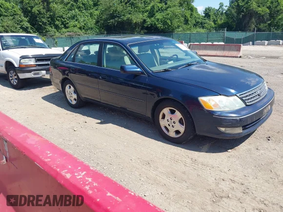 ✅ 2003 Toyota Avalon XLS • VIN: 4T1BF28B73U338786 • Lot: 45417119. Listed on IAAI with 199,676 mi. Free auction sales archive from the USA and detailed vehicle history report at DreamBid. Image 1.