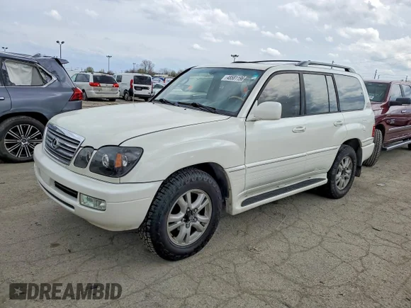 ✅ 2003 Lexus LX 470 • VIN: JTJHT00WX33530491 • Lot: 48581196. Wystawiony na Copart z przebiegiem 161 994 mil. Bezpłatny archiwum sprzedaży aukcyjnych z USA i szczegółowy raport historii pojazdu na DreamBid. Zdjęcie 1.