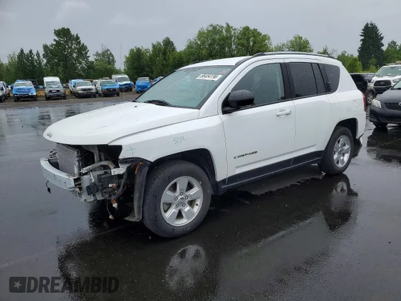 ✅ 2015 Jeep Compass Sport • VIN: 1C4NJCBA6FD397015 • Lot: 56454196. Wystawiony na Copart z przebiegiem 146 965 mil. Bezpłatny archiwum sprzedaży aukcyjnych z USA i szczegółowy raport historii pojazdu na DreamBid. Zdjęcie 1.