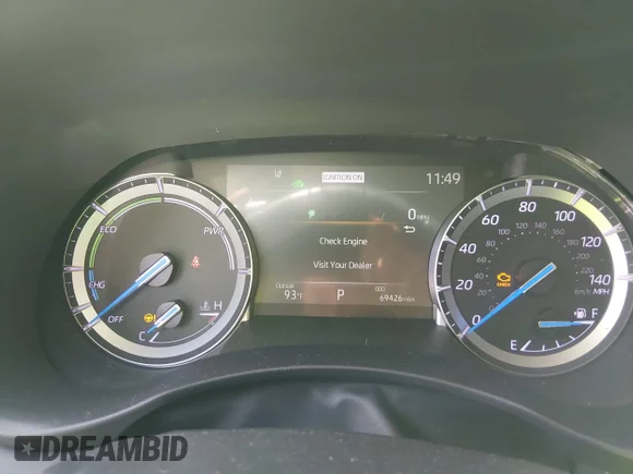 ✅ 2022 Toyota Highlander Hybrid XLE • VIN: 5TDGARAH0NS512558 • Lot: 44386602. Wystawiony na IAAI z przebiegiem 69 426 mil. Bezpłatny archiwum sprzedaży aukcyjnych z USA i szczegółowy raport historii pojazdu na DreamBid. Zdjęcie 7.