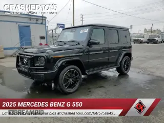 ✅ 2025 Mercedes-Benz G 550 • VIN: W1NWH1AB4SX017458 • Лот: 57508435. Опубликован ранее на Copart с пробегом 224 миль. Бесплатный доступ к архиву аукционных продаж из США и подробный отчёт об истории автомобиля на DreamBid. Изображение 18.