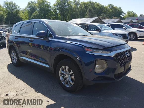 ✅ 2019 Hyundai Santa Fe SE • VIN: 5NMS2CAD0KH111981 • Лот: 45245281. Опубліковано раніше на IAAI з пробігом 120 683 миль. Безкоштовний доступ до архіву аукціонних продажів зі США та докладний звіт про історію автомобіля на DreamBid. Зображення 1.