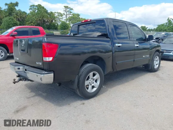 ✅ 2007 Nissan Titan LE • VIN: 1N6BA07A57N216215 • Lot: 44983385. Wystawiony na IAAI z przebiegiem 148 295 mil. Bezpłatny archiwum sprzedaży aukcyjnych z USA i szczegółowy raport historii pojazdu na DreamBid. Zdjęcie 4.