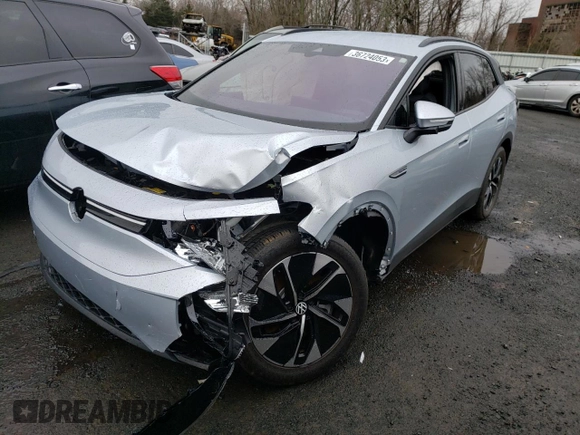 ✅ 2021 Volkswagen ID.4 Pro • VIN: WVGJNPE29MP056889 • Lot: 36724053. Wystawiony na Copart z przebiegiem 9 900 mil. Bezpłatny archiwum sprzedaży aukcyjnych z USA i szczegółowy raport historii pojazdu na DreamBid. Zdjęcie 1.