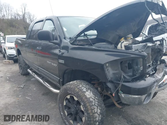 ✅ 2007 Dodge 1500 SLT • VIN: 3D7KS19D67G817676 • Lot: 44641630. Listed on IAAI with 171,685 mi. Free auction sales archive from the USA and detailed vehicle history report at DreamBid. Image 1.