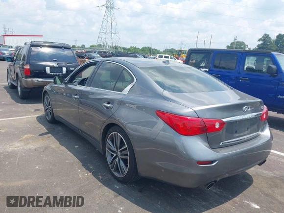 ✅ 2014 Infiniti Q50 Sport • VIN: JN1BV7AP9EM679784 • Lot: 42870633. Wystawiony na IAAI z przebiegiem 174 951 mil. Bezpłatny archiwum sprzedaży aukcyjnych z USA i szczegółowy raport historii pojazdu na DreamBid. Zdjęcie 3.
