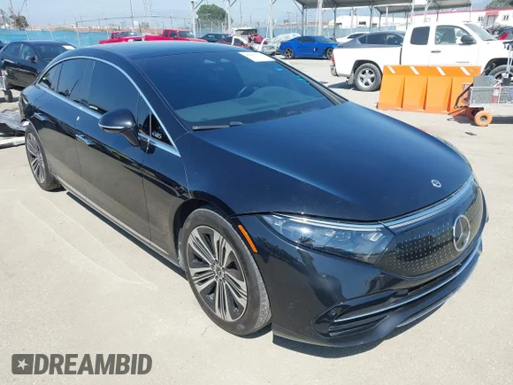 ✅ 2024 Mercedes-Benz EQS 450+ • VIN: W1KCG2DB3RA048671 • Lot: 41987372. Listed on IAAI with 14,581 mi. Free auction sales archive from the USA and detailed vehicle history report at DreamBid. Image 1.